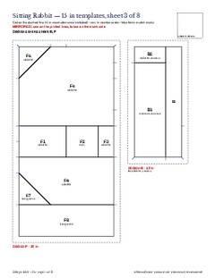 Page 14 of the Sitting Rabbit Quilt Block Pattern PDF