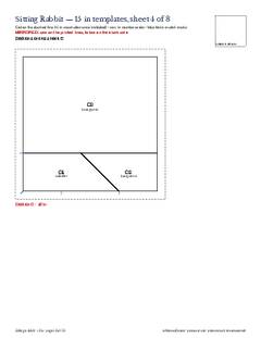 Page 15 of the Sitting Rabbit Quilt Block Pattern PDF