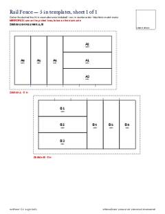 Page 10 of the Rail Fence Quilt Block Pattern PDF