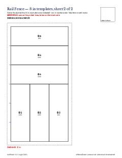 Page 15 of the Rail Fence Quilt Block Pattern PDF