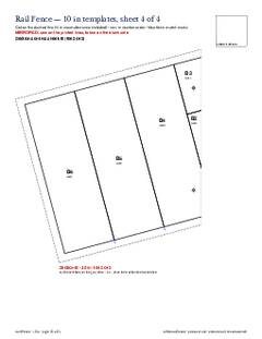 Page 20 of the Rail Fence Quilt Block Pattern PDF