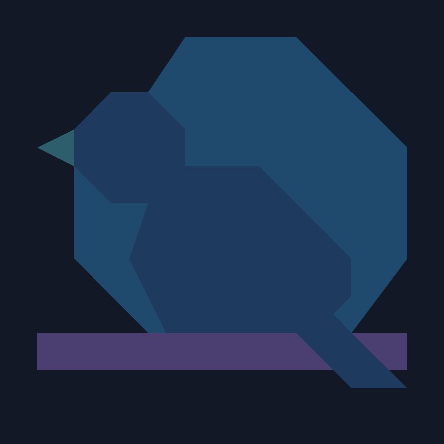 Raven Quilt Block Pattern in the Midnight colorway