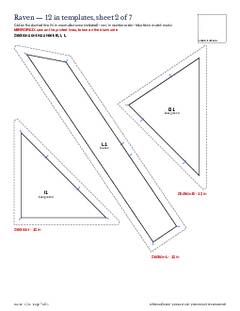 Page 7 of the Raven Quilt Block Pattern PDF