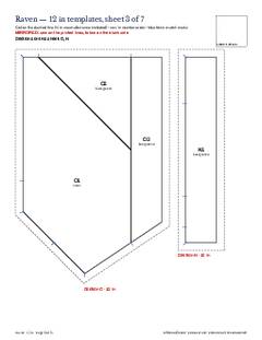 Page 8 of the Raven Quilt Block Pattern PDF