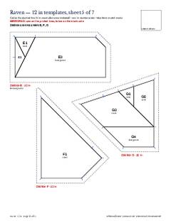 Page 10 of the Raven Quilt Block Pattern PDF