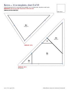 Page 15 of the Raven Quilt Block Pattern PDF