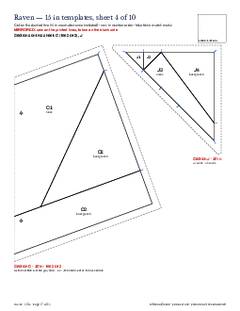 Page 17 of the Raven Quilt Block Pattern PDF