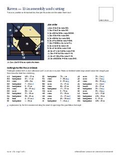Page 24 of the Raven Quilt Block Pattern PDF