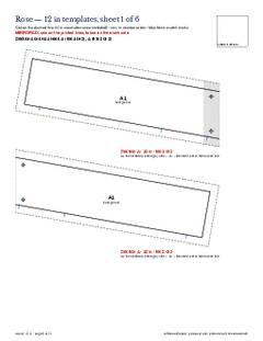 Page 6 of the Rose Quilt Block Pattern PDF