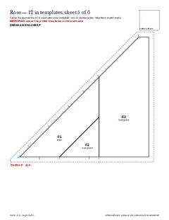 Page 10 of the Rose Quilt Block Pattern PDF