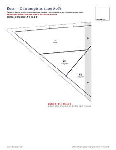 Page 17 of the Rose Quilt Block Pattern PDF