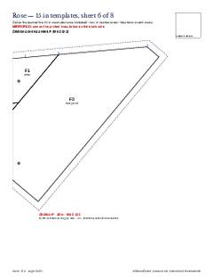Page 18 of the Rose Quilt Block Pattern PDF