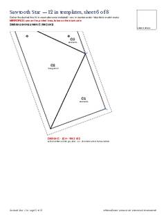 Page 22 of the Sawtooth Star Quilt Block Pattern PDF
