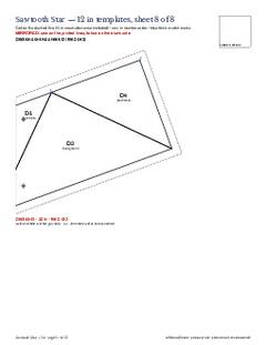 Page 24 of the Sawtooth Star Quilt Block Pattern PDF