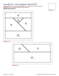 Page 8 of the Scaredy Cat Quilt Block Pattern PDF