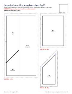 Page 12 of the Scaredy Cat Quilt Block Pattern PDF
