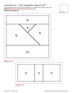 Page 15 of the Scaredy Cat Quilt Block Pattern PDF