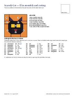 Page 16 of the Scaredy Cat Quilt Block Pattern PDF