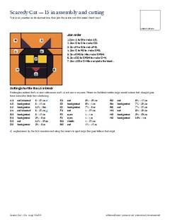 Page 26 of the Scaredy Cat Quilt Block Pattern PDF