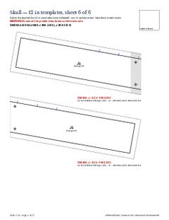 Page 11 of the Skull Quilt Block Pattern PDF