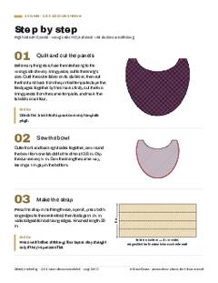 Page 5 of the Slouchy Hobo Bag Sewing Pattern PDF