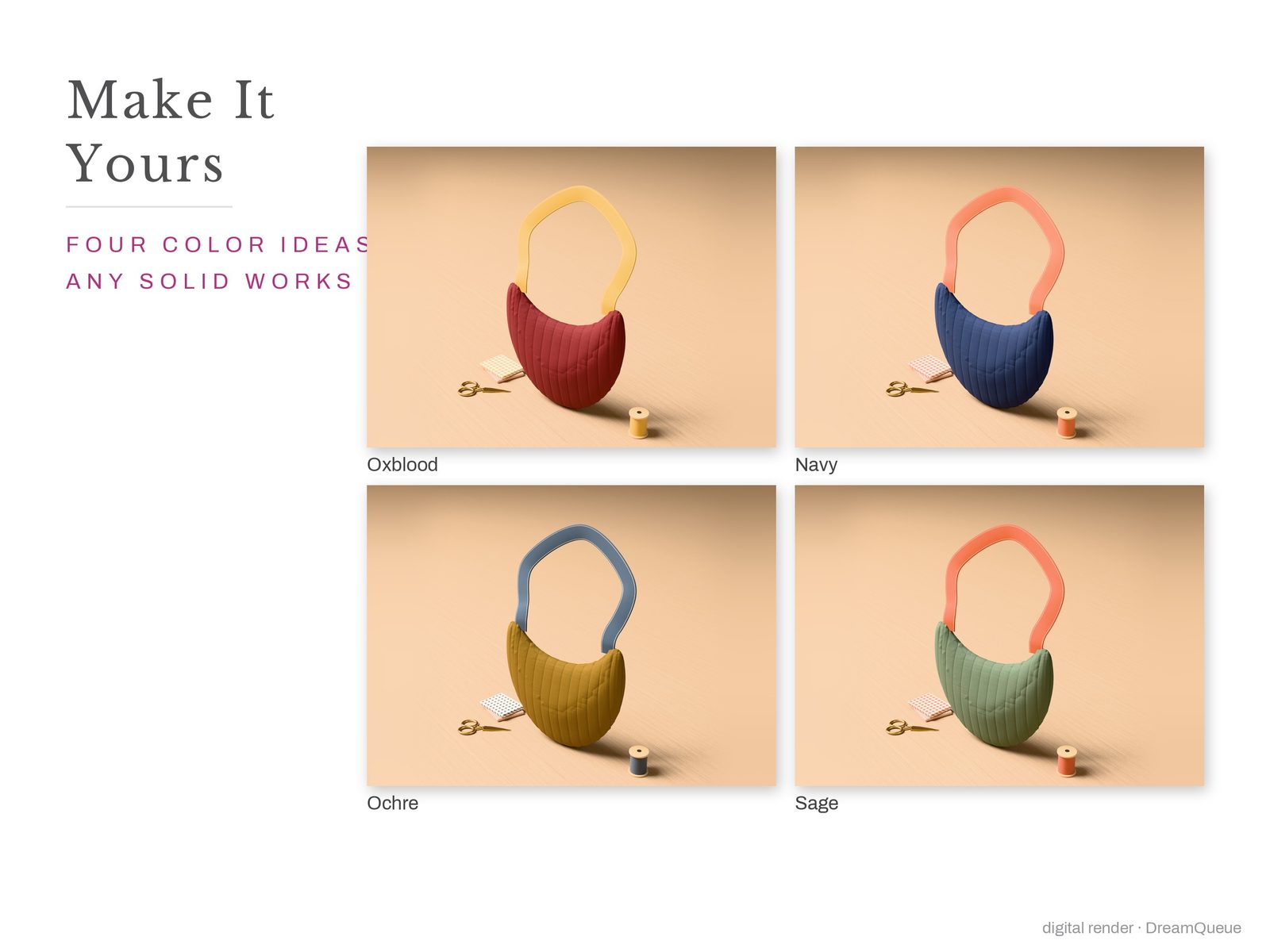Make it yours: the Slouchy Hobo Bag in four more colorways