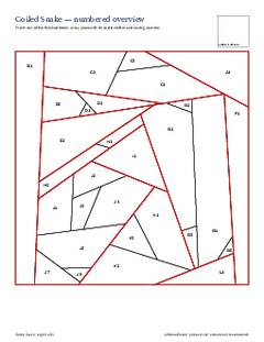 Page 3 of the Coiled Snake Quilt Block Pattern PDF