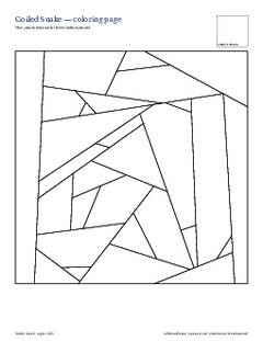 Page 4 of the Coiled Snake Quilt Block Pattern PDF