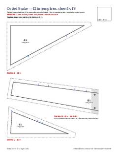Page 11 of the Coiled Snake Quilt Block Pattern PDF
