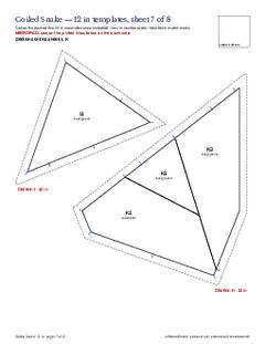 Page 17 of the Coiled Snake Quilt Block Pattern PDF
