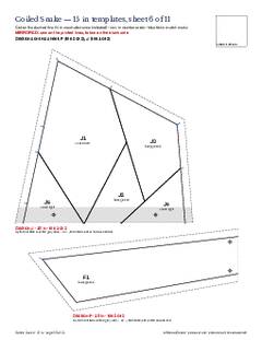 Page 25 of the Coiled Snake Quilt Block Pattern PDF
