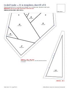 Page 29 of the Coiled Snake Quilt Block Pattern PDF