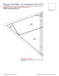 Page 13 of the Hexagon Snowflake Quilt Block Pattern PDF