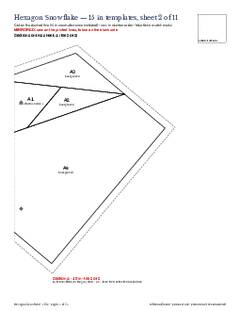 Page 14 of the Hexagon Snowflake Quilt Block Pattern PDF