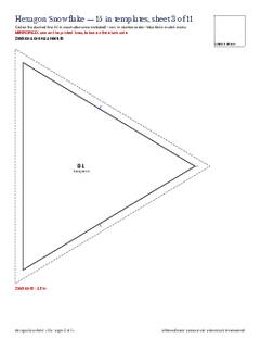 Page 15 of the Hexagon Snowflake Quilt Block Pattern PDF