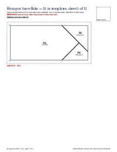 Page 17 of the Hexagon Snowflake Quilt Block Pattern PDF
