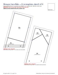 Page 18 of the Hexagon Snowflake Quilt Block Pattern PDF