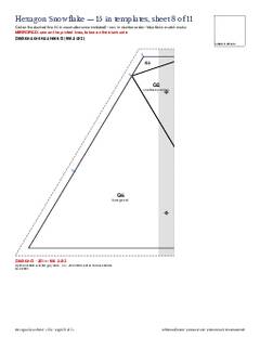 Page 20 of the Hexagon Snowflake Quilt Block Pattern PDF