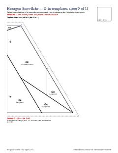 Page 21 of the Hexagon Snowflake Quilt Block Pattern PDF