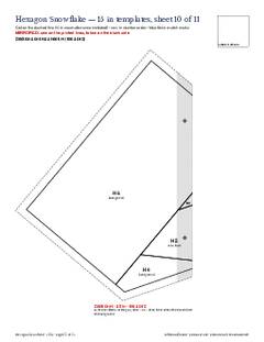 Page 22 of the Hexagon Snowflake Quilt Block Pattern PDF