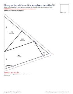 Page 23 of the Hexagon Snowflake Quilt Block Pattern PDF