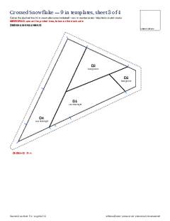 Page 8 of the Crossed Snowflake Quilt Block Pattern PDF