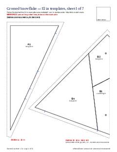 Page 11 of the Crossed Snowflake Quilt Block Pattern PDF