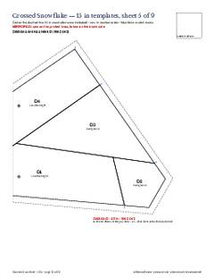 Page 23 of the Crossed Snowflake Quilt Block Pattern PDF