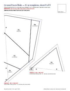 Page 27 of the Crossed Snowflake Quilt Block Pattern PDF