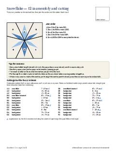 Page 12 of the Snowflake Quilt Block Pattern PDF