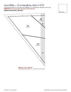 Page 13 of the Snowflake Quilt Block Pattern PDF
