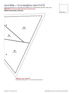 Page 14 of the Snowflake Quilt Block Pattern PDF