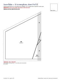 Page 21 of the Snowflake Quilt Block Pattern PDF