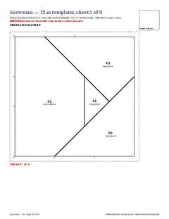 Page 10 of the Snowman Quilt Block Pattern PDF